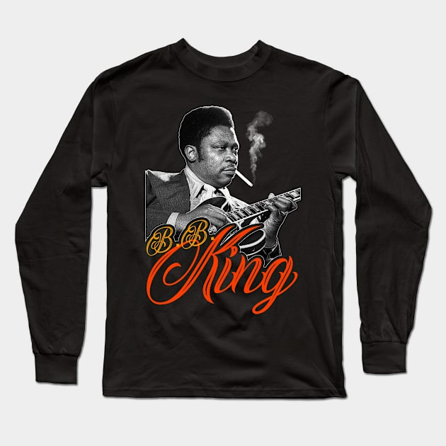 Retro BB King Blues Icon - Bb King - Long Sleeve T-Shirt | TeePublic